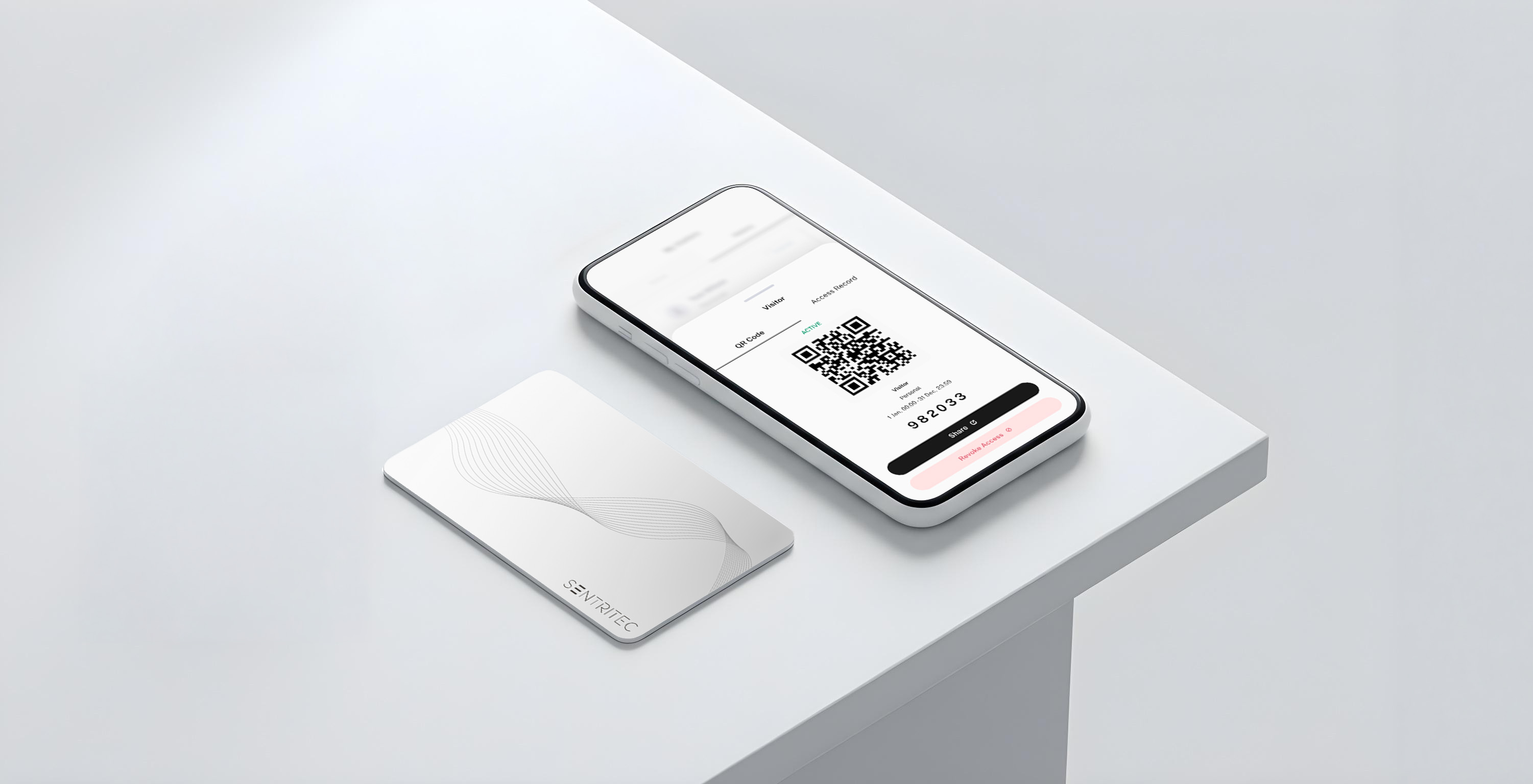 Tapping a card credential on a reader